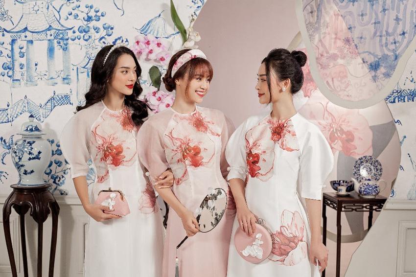 4 phụ kiện diện cùng áo dài Tết giúp nàng tỏa sáng như Ngọc Trinh - Thiều Bảo Trâm-1