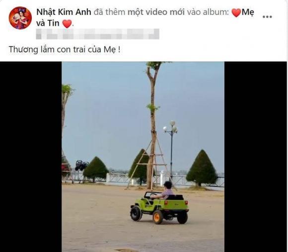 Nhật Kim Anh bị phát hiện cùng chồng cũ đưa con đi chơi-1