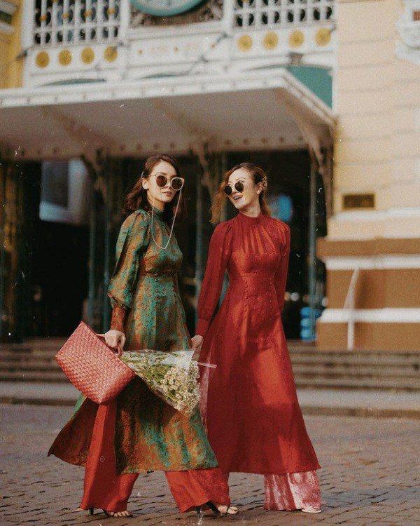 Muôn kiểu phụ kiện mix cùng áo dài Tết được sao Việt lăng xê nhiệt tình-3