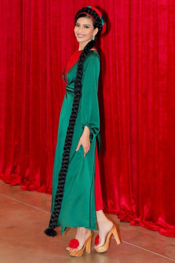 Muôn kiểu phụ kiện mix cùng áo dài Tết được sao Việt lăng xê nhiệt tình-7