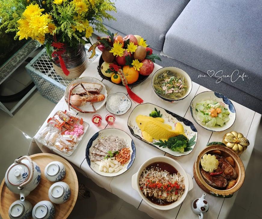 8X Sài Gòn gợi ý mâm cỗ mặn cúng ông Công ông Táo 6 món rực rỡ sắc màu-2