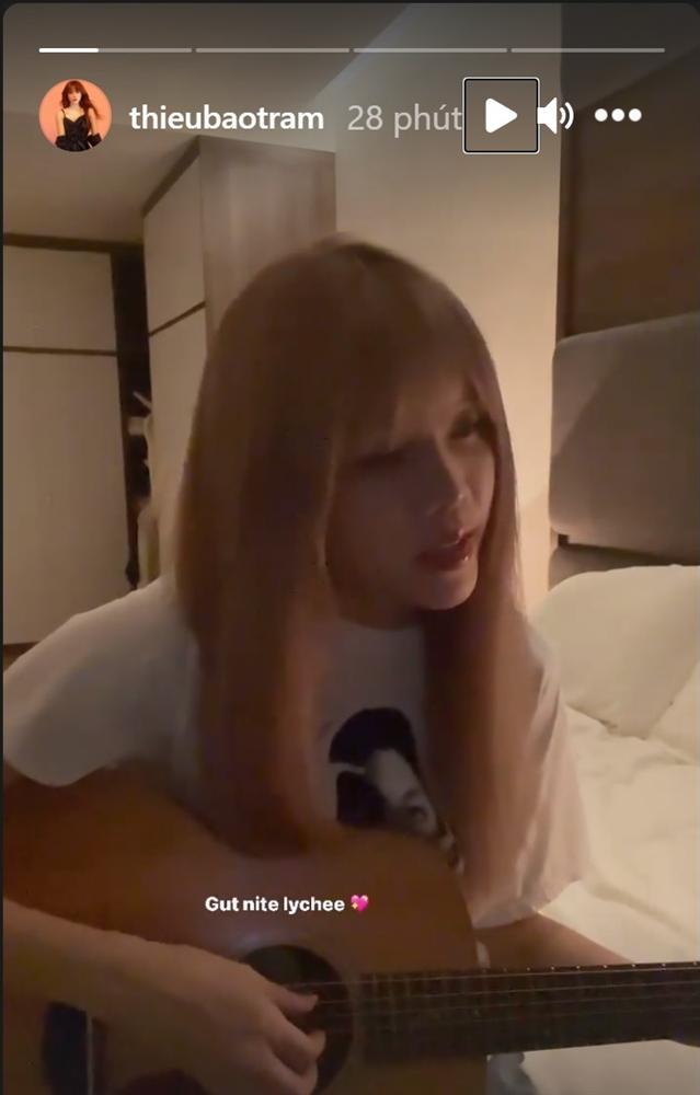 HOT: Thiều Bảo Trâm lộ diện lúc nửa đêm, ngồi hát Một mình có buồn không hậu drama chia tay Sơn Tùng M-TP-2