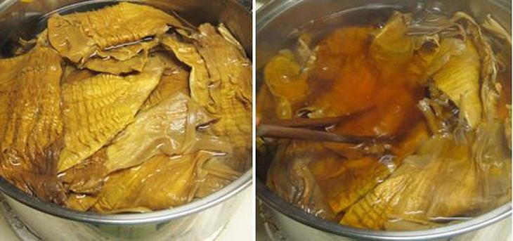 Mẹo chế biến măng khô đơn giản cho món canh măng sườn thơm ngon ngày Tết-3
