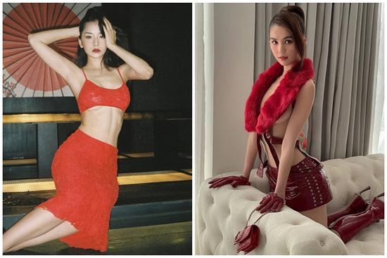 Chi Pu khoe chân ngực gợi cảm, chuẩn 'hậu duệ' Ngọc Trinh