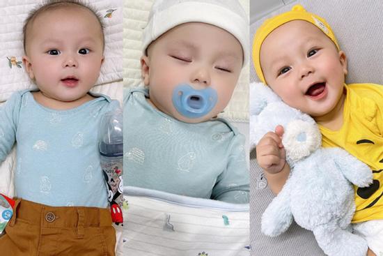 Bất ngờ ngoại hình quý tử 6 tháng tuổi nhà Đỗ Duy Mạnh
