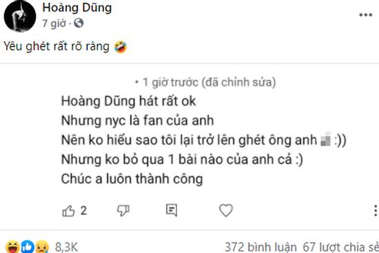 Hoàng Dũng đăng bình luận 'antifan' nhưng ai nấy đều đồng tình, Jack và AMEE được gọi tên!