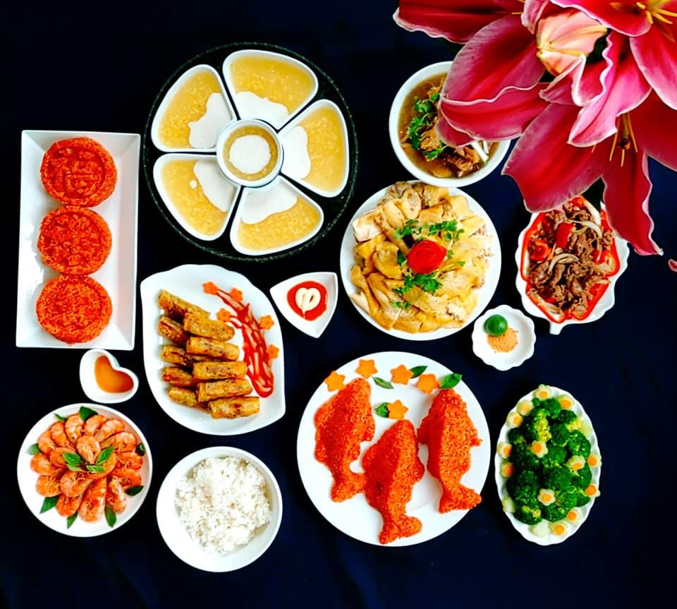 Hậu ông Công ông Táo, chị em đua nhau khoe mâm cơm cúng quá đỉnh-1