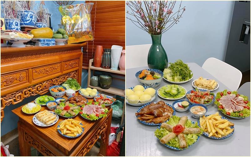 Hậu ông Công ông Táo, chị em đua nhau khoe mâm cơm cúng quá đỉnh-3