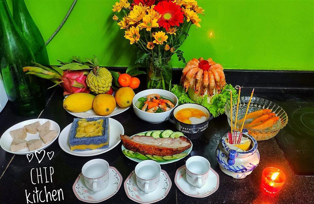 Hậu ông Công ông Táo, chị em đua nhau khoe mâm cơm cúng quá đỉnh-8