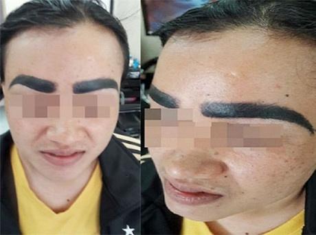 Xăm lông mày đổi vận, người phụ nữ khóc thét nhận thành quả-6