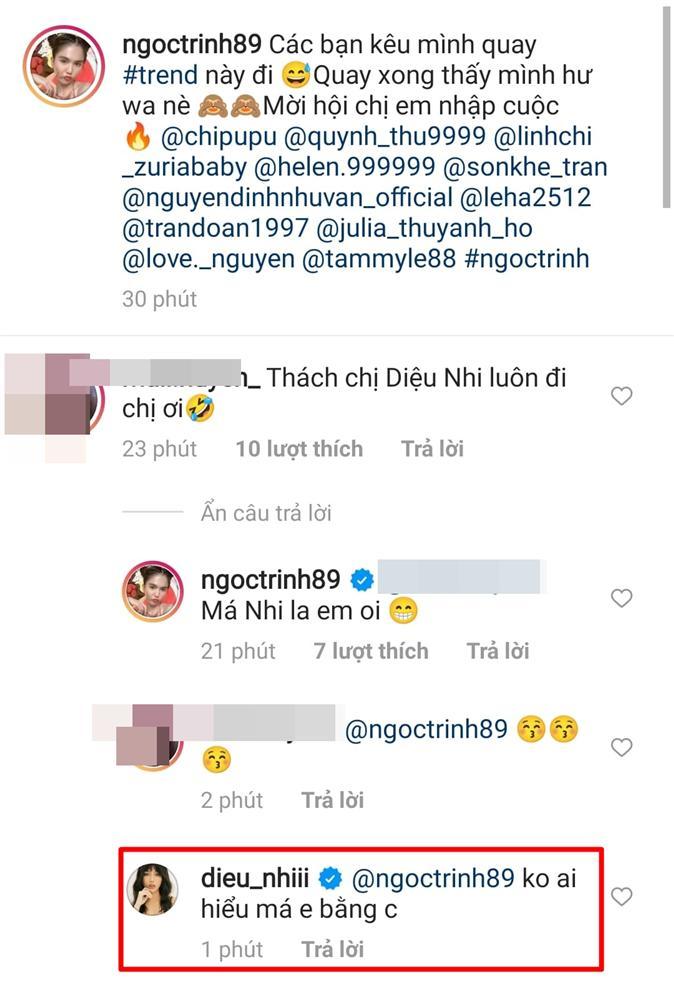 Ngọc Trinh tiết lộ lý do Diệu Nhi không dám đu trend cởi đồ-3