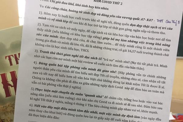 Thầy giáo giao bài tập nghỉ hè, học sinh xem rớt nước mắt-2