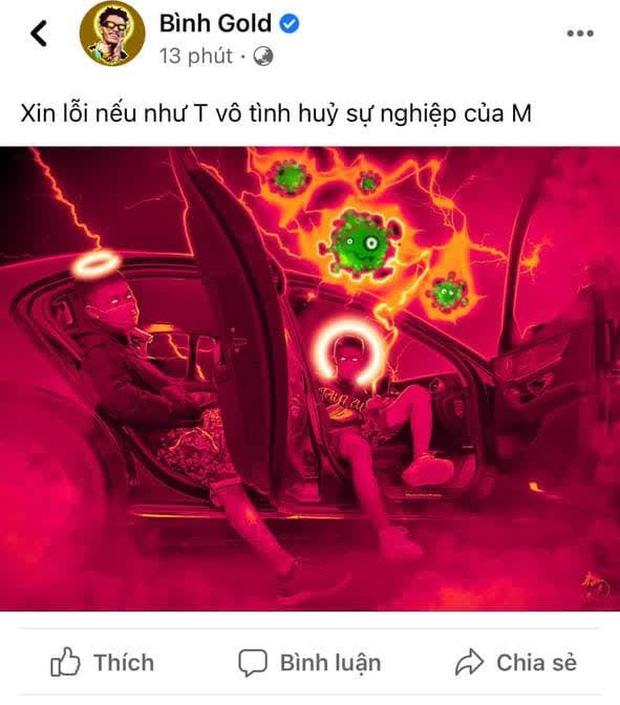 Bình Gold xoá hết status liên quan đến ồn ào với ViruSs, dọn đường cho track diss cực căng?-1