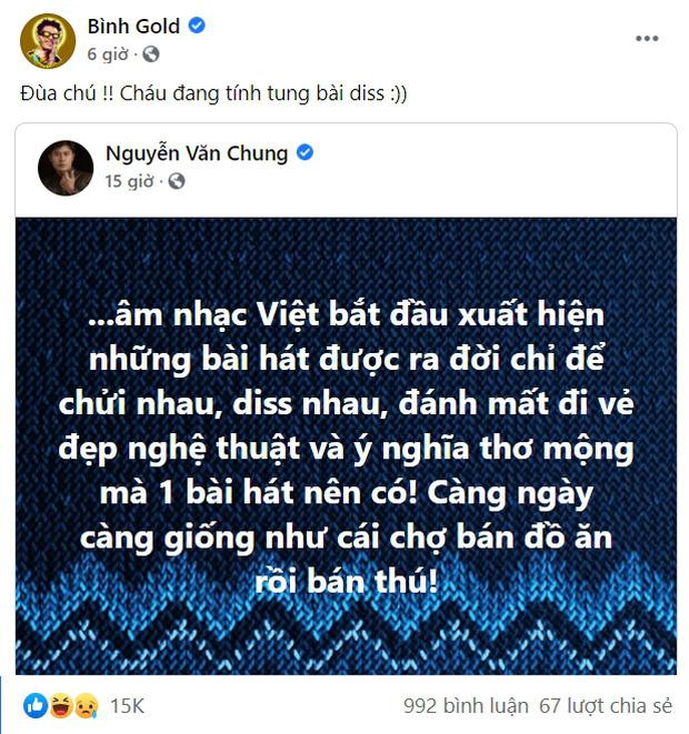 Bình Gold xoá hết status liên quan đến ồn ào với ViruSs, dọn đường cho track diss cực căng?-3