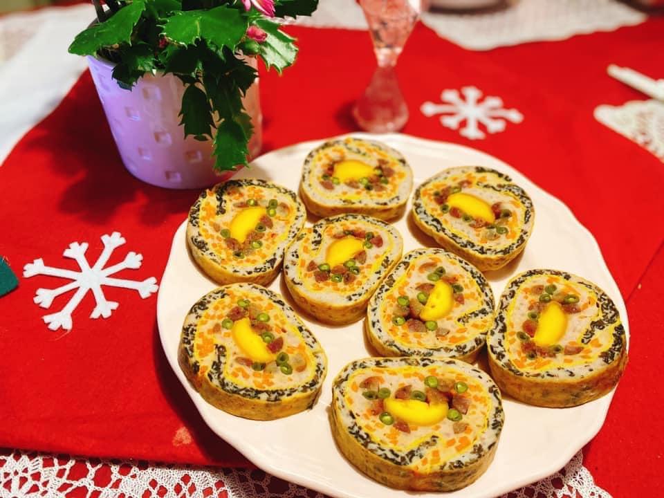 Thêm sắc màu mâm cơm ngày Tết với giò lụa ngũ sắc của mẹ Việt ở Nhật-2