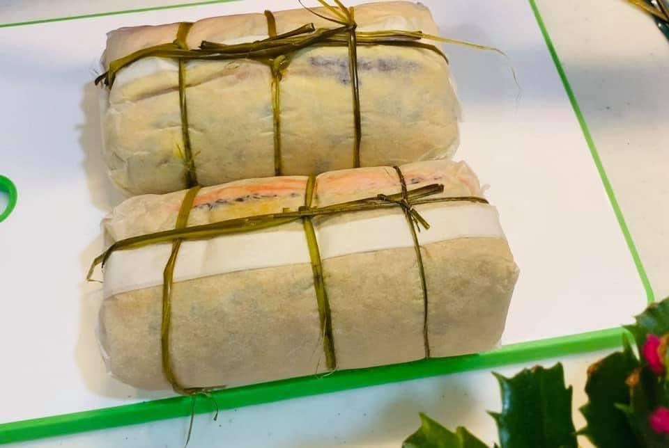 Thêm sắc màu mâm cơm ngày Tết với giò lụa ngũ sắc của mẹ Việt ở Nhật-10