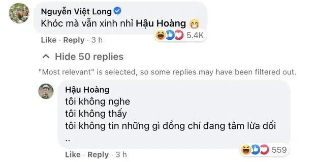 Mũi trưởng Long lần đầu có ý chối chuyện tình cảm khi được ghép đôi với Hậu Hoàng-4