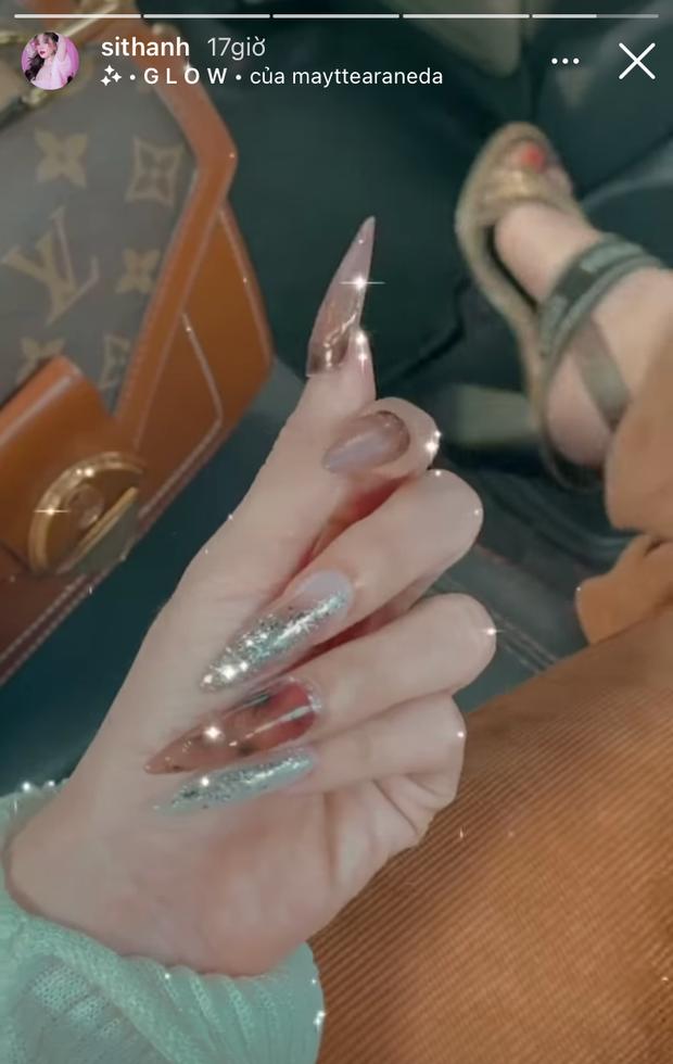 Sao Việt làm nail đón Tết: Ngọc Trinh sơn gel đơn giản - Hoàng Thùy Linh chuẩn người chơi hệ bài bạc-10