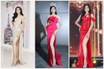 Hoa hậu Đỗ Thị Hà chuộng váy xẻ đùi và chỉ pose một dáng