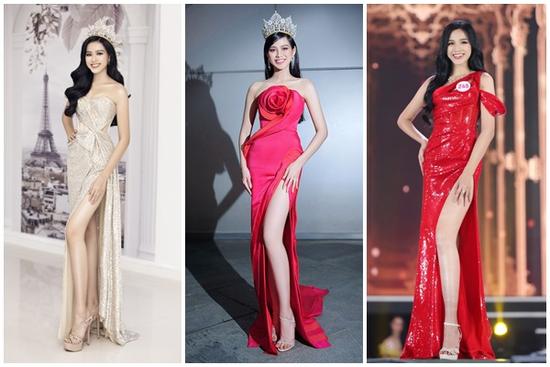 Hoa hậu Đỗ Thị Hà chuộng váy xẻ đùi và chỉ pose một dáng