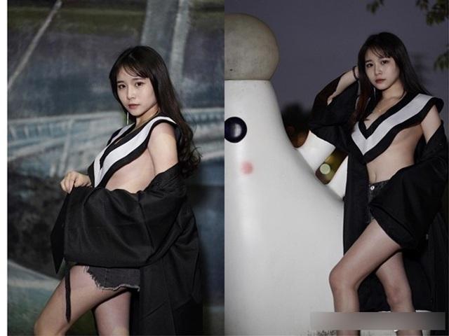 Mặc áo cử nhân để lộ vòng 1 ngồn ngộn, nữ sinh bị ném đá dữ dội-1