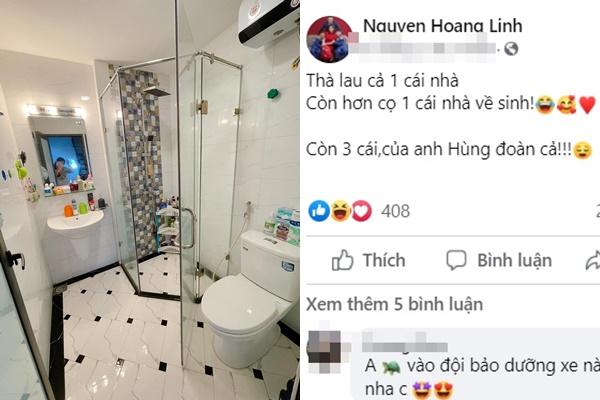 KOLs chuẩn bị Tết: Hoàng Linh dọn nhà vệ sinh, Quang Hải chỉnh ảnh sống ảo-1