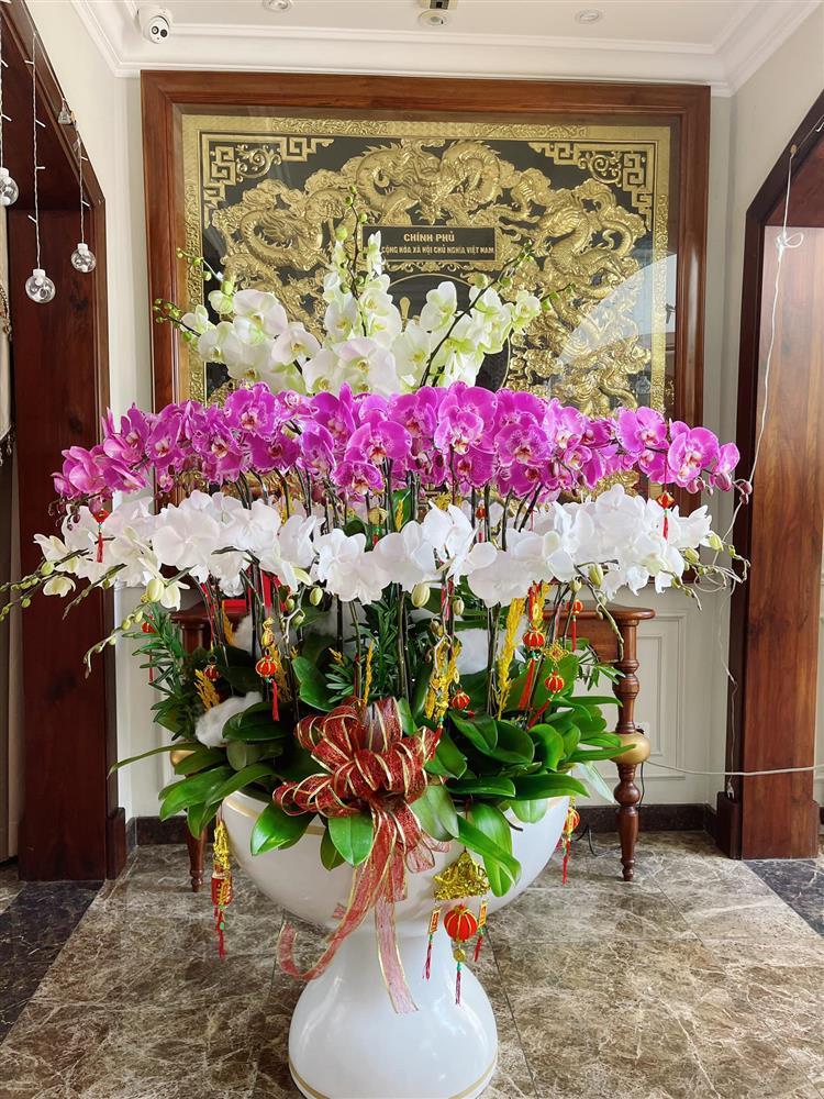 Bóc giá hoa chơi Tết trong biệt thự của vợ chồng Bảo Thy-3