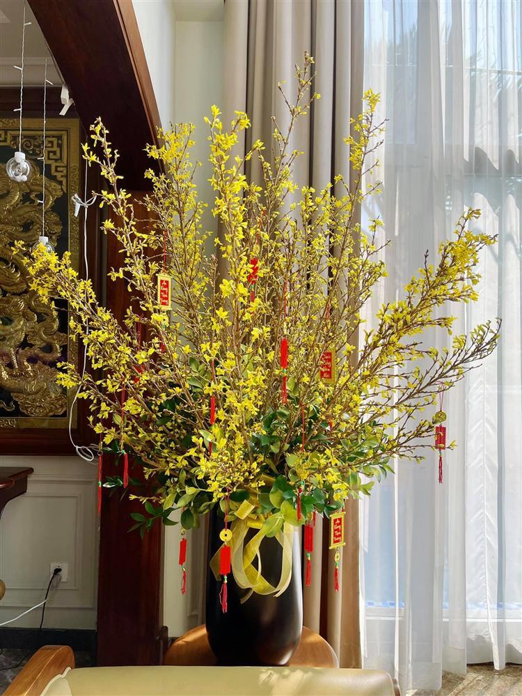 Bóc giá hoa chơi Tết trong biệt thự của vợ chồng Bảo Thy-5