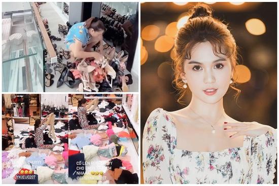 Giúp việc Thúy Kiều gập núi đồ hiệu của Ngọc Trinh mà 'xỉu up xỉu down'