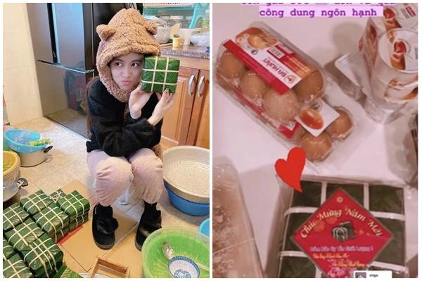 Du học sinh Việt gói bánh chưng bằng giấy bạc đón Tết-4