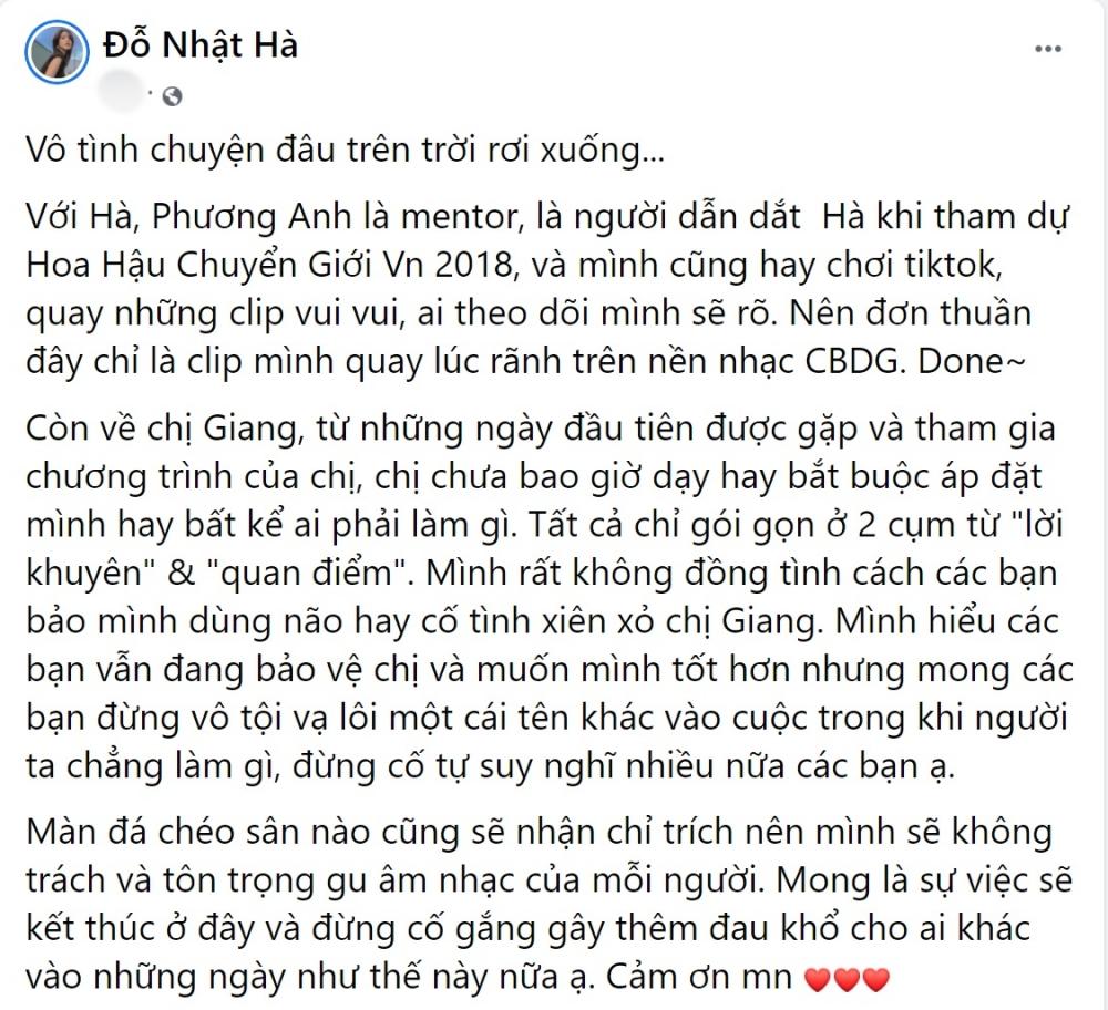 Đỗ Nhật Hà phủ nhận xiên xỏ Hương Giang khi cover ca khúc nhảm của Phí Phương Anh-3