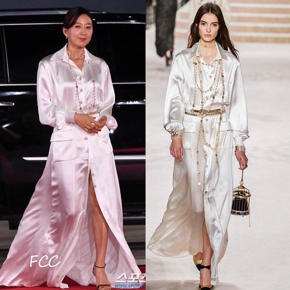 Nữ hoàng phim ngoại tình và Hà Hồ cùng diện 1 thiết kế váy: Bà mẹ 3 con thua chị đại U53 ở 1 chi tiết-3