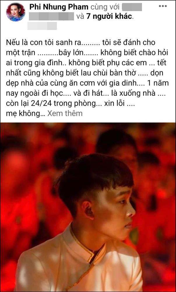 Phi Nhung tức giận con nuôi Hồ Văn Cường: Không dạy được nữa thì hết duyên-1