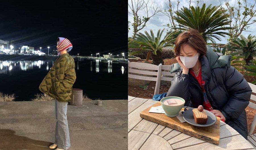 Hwang Jung Eum chia sẻ hình ảnh mới lên trang cá nhân và gửi lời chúc tới người hâm mộ nhân dịp đầu năm. Sau khi ly hôn vào tháng 9 năm ngoái, nữ diễn viên đã hoạt động tích cực hơn và chăm chỉ tương tác với fans.