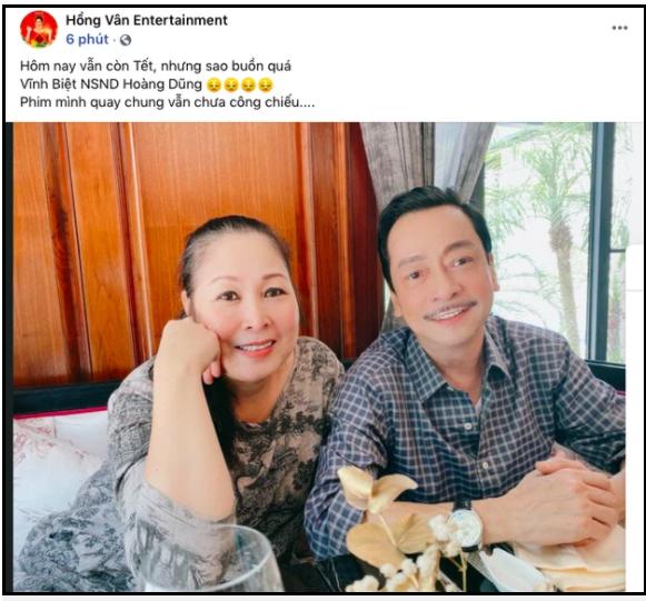 Dàn sao Việt bàng hoàng khi hay tin NSND Hoàng Dũng qua đời-1