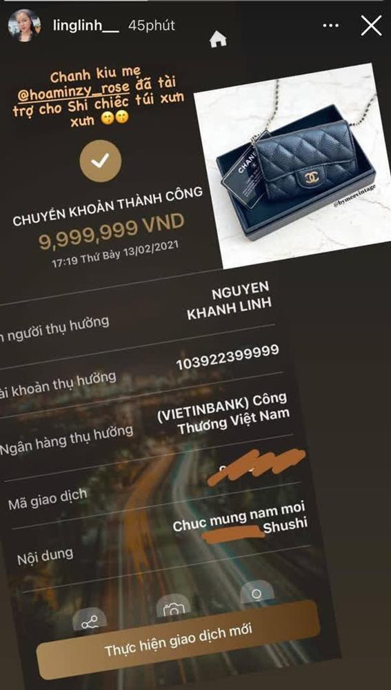 Chơi lớn như Hoà Minzy: Đầu năm chi 10 triệu lì xì con gái Bùi Tiến Dũng, nhận luôn sui gia-1