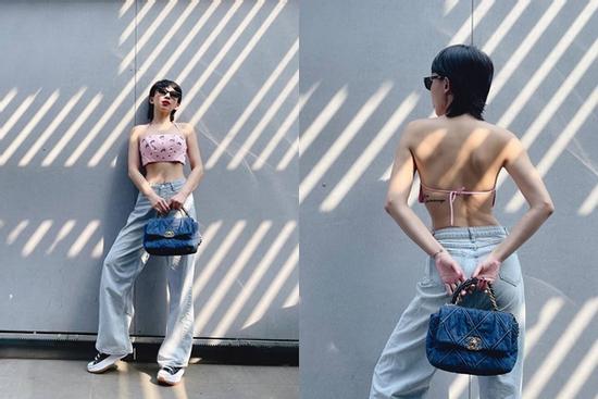 Tóc Tiên lên đồ hở bạo khoe lưng trần trong ngày lễ tình nhân