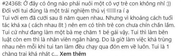 Tâm sự ngày Valentine của ông chồng lấy vợ trẻ con, có gì hút hơn 17k like?-1