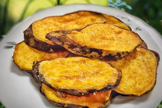 Làm khoai lang nướng bơ đường