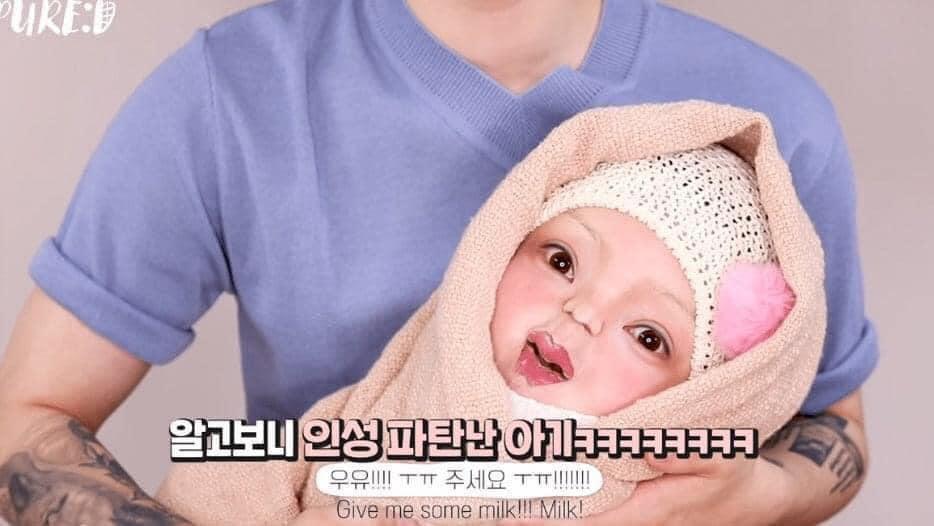 Màn makeup thành em bé của Youtuber Hàn khiến cư dân mạng khóc thét-10