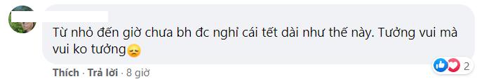 Dân mạng nói gì về kỳ nghỉ Tết Nguyên Đán 2021 huyền thoại-1
