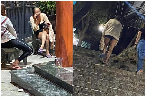 Nhóm người dâng nước rửa phụ khoa khi đi lễ chùa đầu năm-3