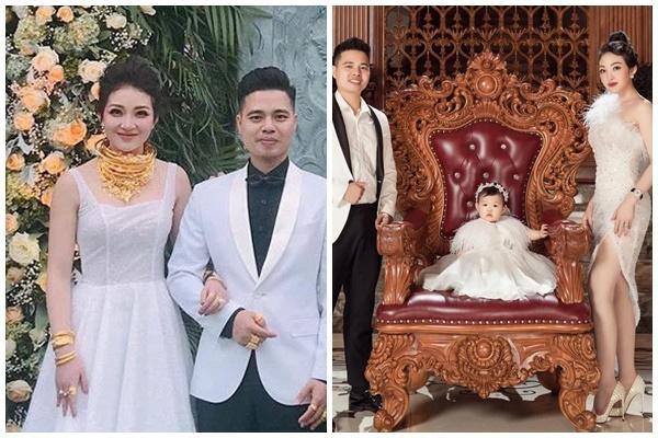 Cô dâu 200 cây vàng tổ chức tiệc sinh nhật chuẩn rich kid cho con gái 1 tuổi-8