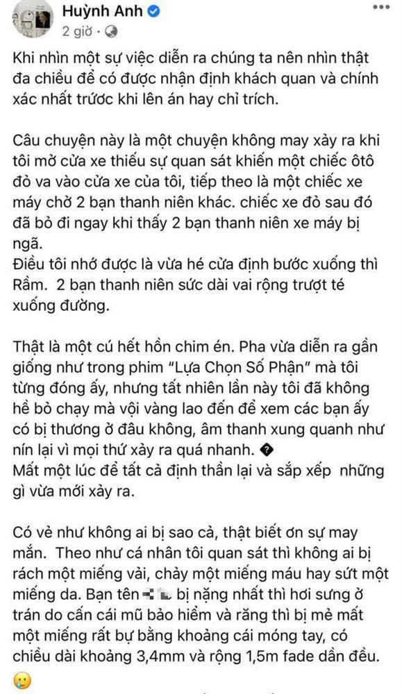 Những lần xin lỗi, giải thích gây tranh cãi của Huỳnh Anh-2