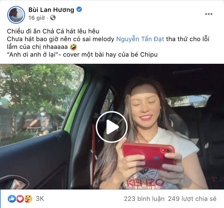 Bùi Lan Hương cover Anh ơi ở lại, netizen khịa Chi Pu: Sai rồi, phải là chiếc ố-1