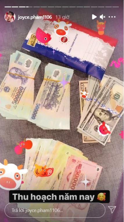 Kiểm kê lì xì: Ái nữ Bắc Ninh khoe chồng cho 222 triệu, rich kid RMIT được 50 triệu-7