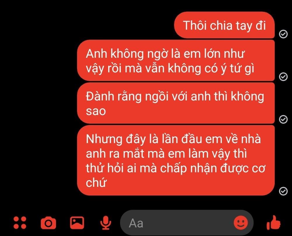 Cô gái bị đá thẳng cánh cò bay vì xì hơi trước mặt bố mẹ bạn trai ngay lần đầu ra mắt-2