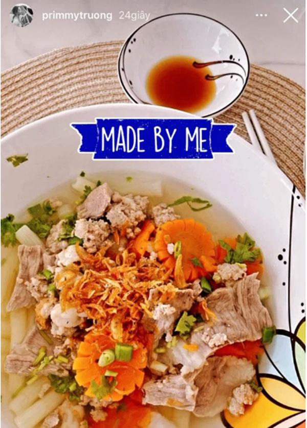 Primmy Trương khoe món ngon tự làm, dân mạng bất ngờ cuộc sống nàng dâu chốn hào môn-2