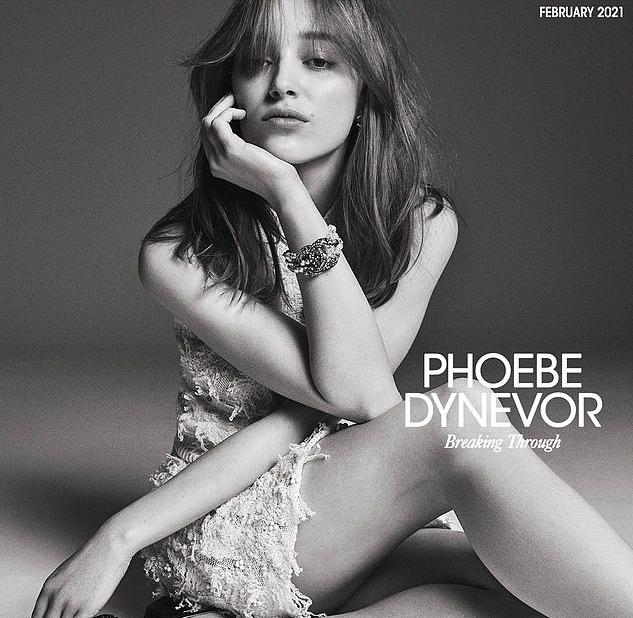 Từ khi gây chú ý trong bộ phim 18+ "Bridgeton" - phim có lượng người xem đông nhất lịch sử Netflix trong tháng đầu tiên phát hành - Phoebe được nhiều tạp chí mời chụp hình, phỏng vấn.