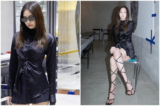 Jennie BLACKPINK đi sự kiện: Kín bưng phần trên vẫn sexy 'xịt máu mũi', ảnh hậu trường còn choáng hơn